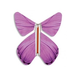 Papillon volant Printemps lilas