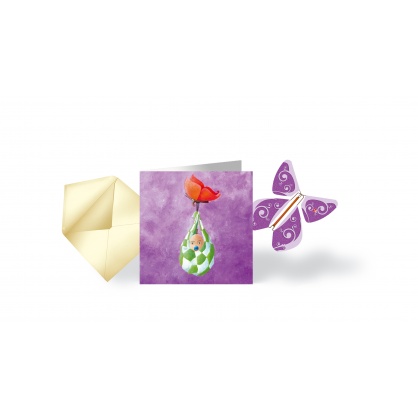  Card & Butterfly  Birth