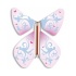 Papillon volant Baroque rose