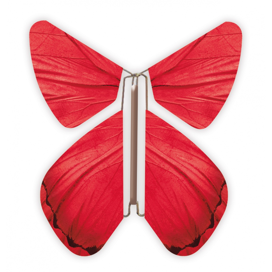 Летающая бабочка из бумаги