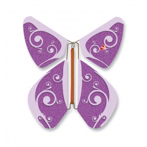 Papillon mauve