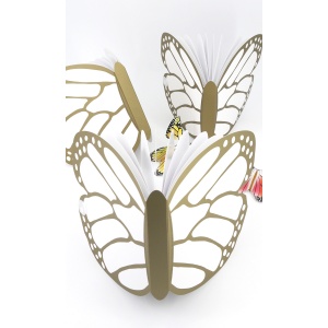  Btterfly Boocklet Gold+ 10 butterflies - GUESTBOOK