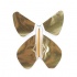 Pack 5 Butterfly Silver Metal