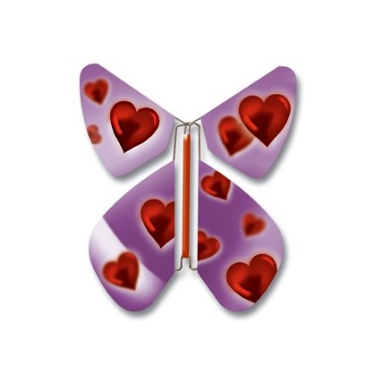 Pack 10 Magic Butterflies purple Love